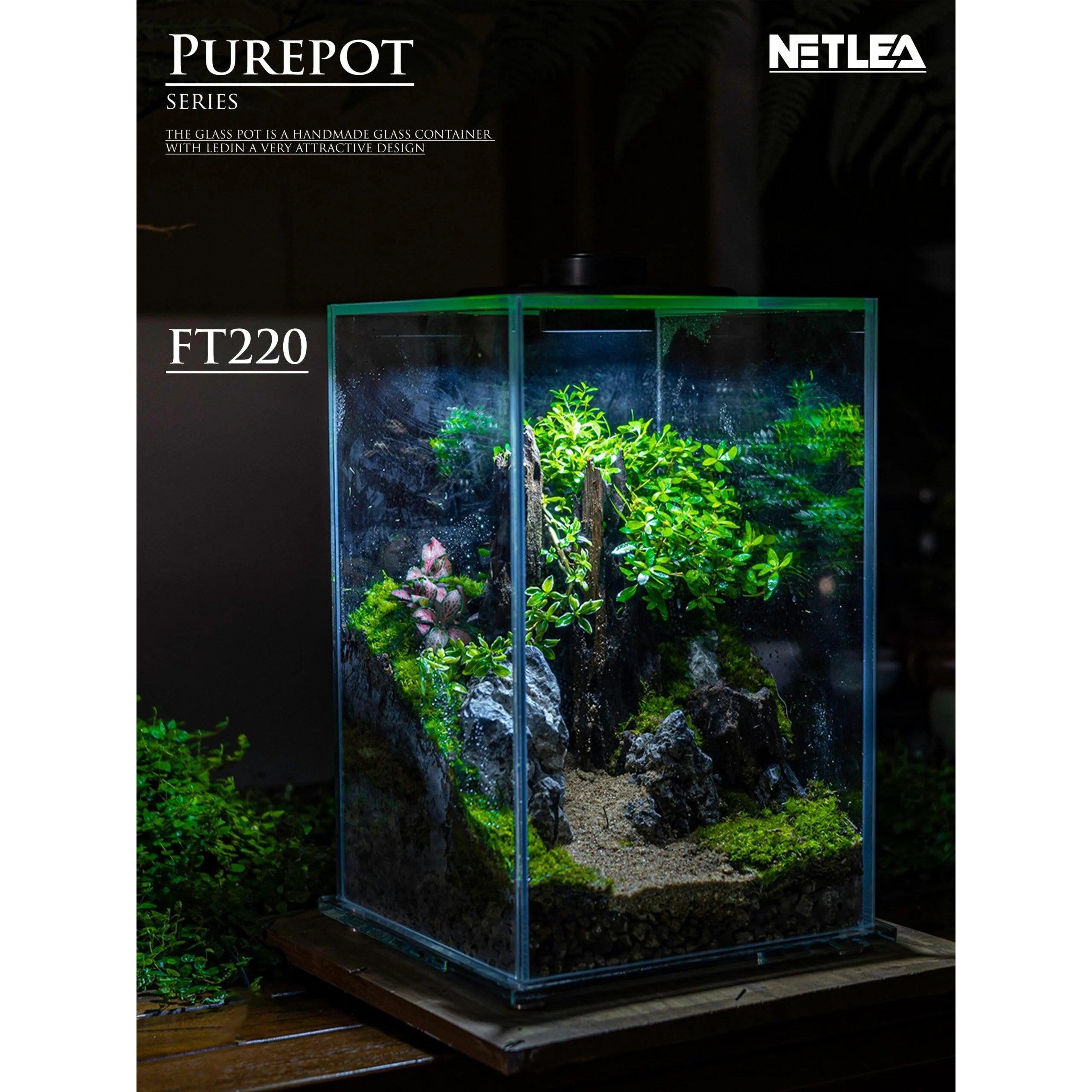 Netlea Purepot Terrarium - FT220-Aquarium Lighting-Netlea-Iwagumi
