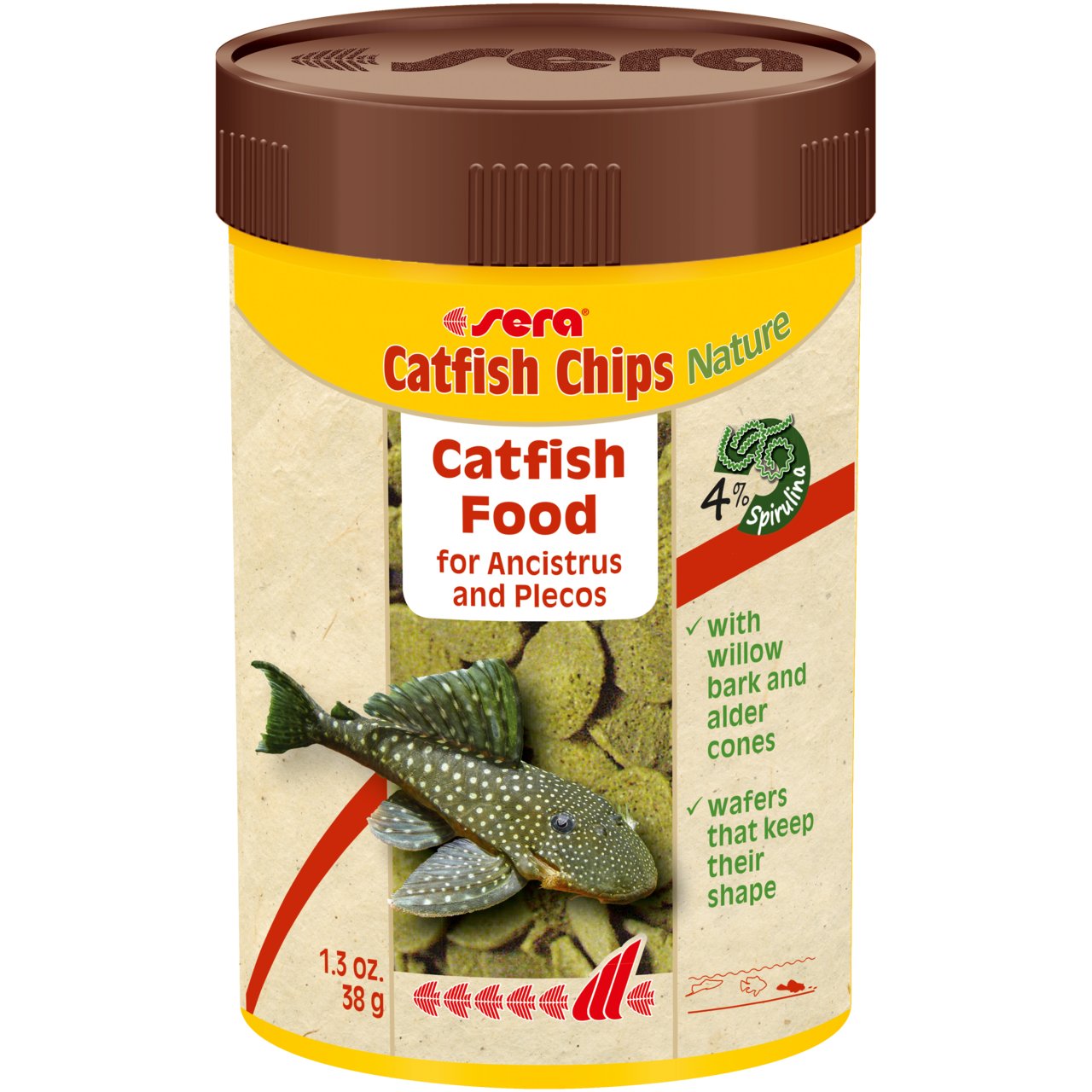 Sera Catfish Chips Nature-Fish Food-Sera-100 ml-Iwagumi