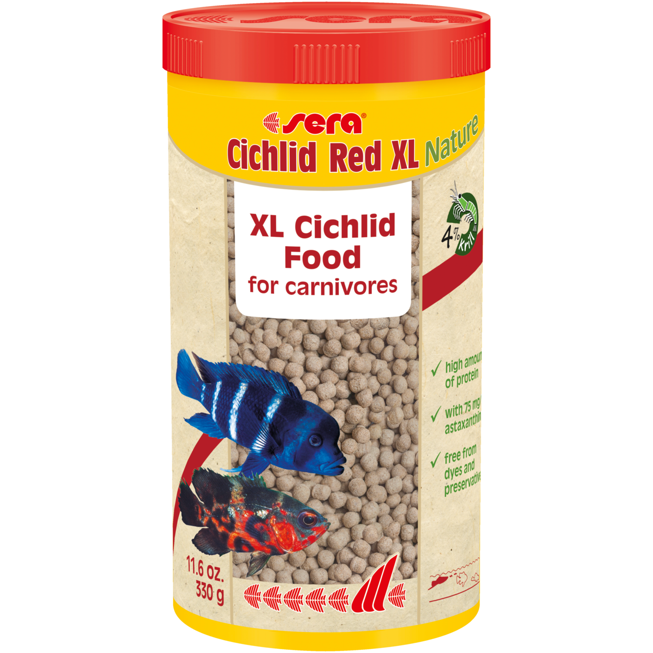 Sera Cichlid Red XL Nature-Fish Food-Sera-Iwagumi