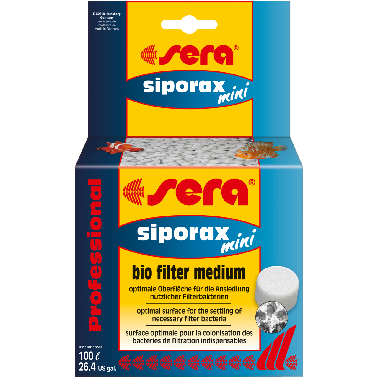 Sera Siporax Mini Professional-Filter Media-Sera-500 ml-Iwagumi